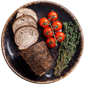 sliced roast pork roulade porchetta on a plate w 2022 02 22 04 14 25 utc isolated.png