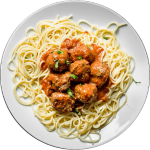 spaghetti with meat balls on a plate 2022 02 02 03 59 02 utc isolated.png